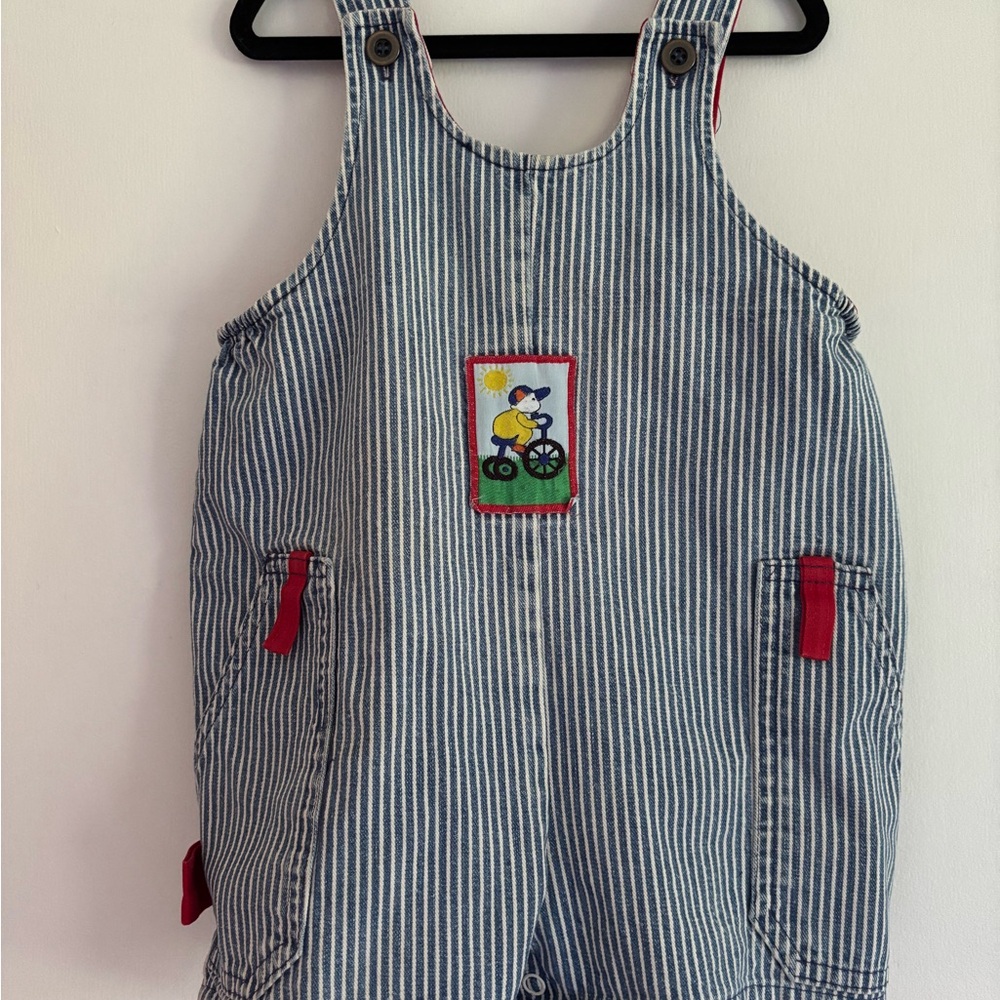 Vintage Healthtex Striped Shortalls